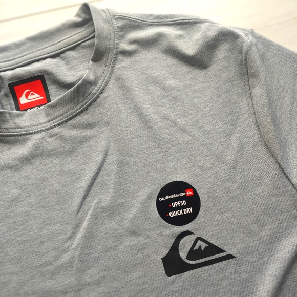 QUIKSILVER NEW mens Omni Session Surf Tee Rashguard - Picture 7 of 8